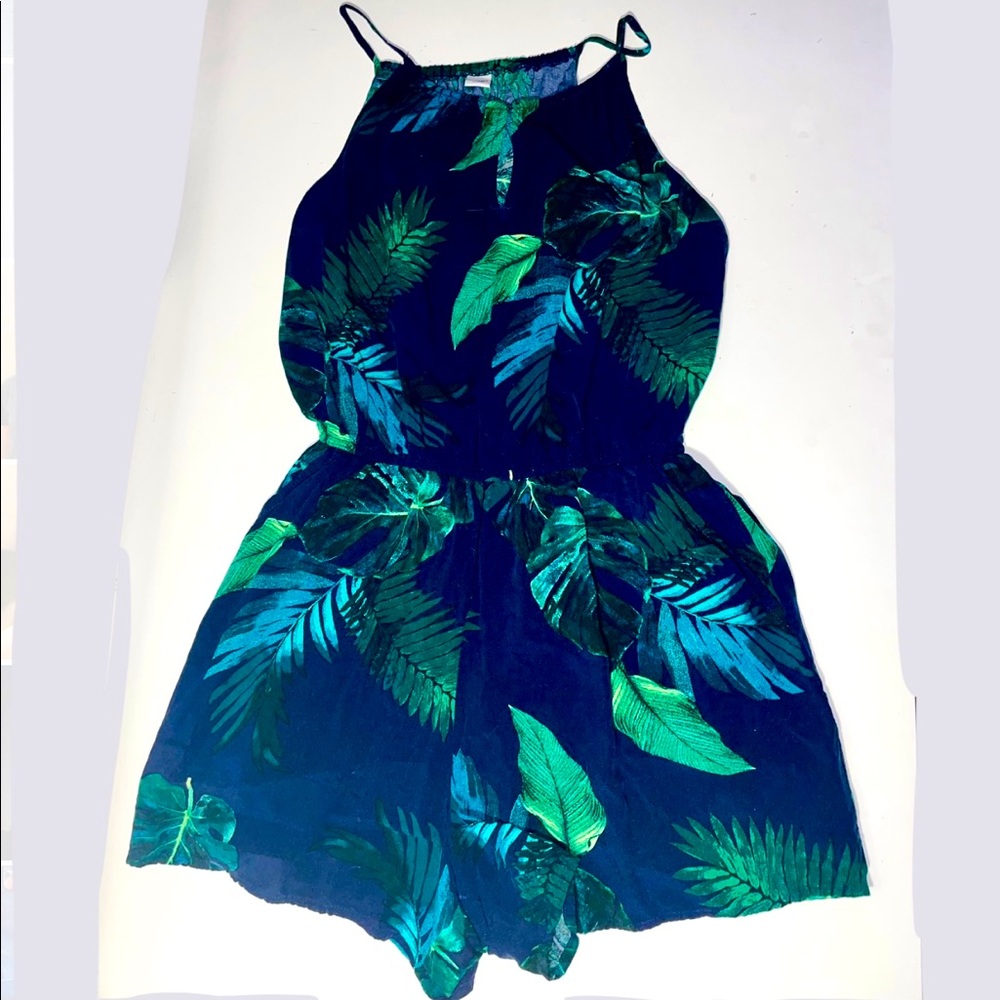 Floral patterned romper